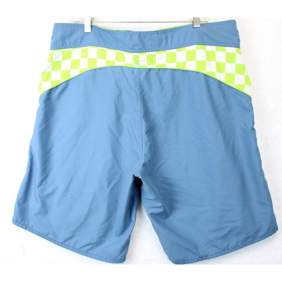 No Boundaries Board Shorts Swimwear Men 40 Summer Beach Multi Print Blue Green - Picture 2 of 10